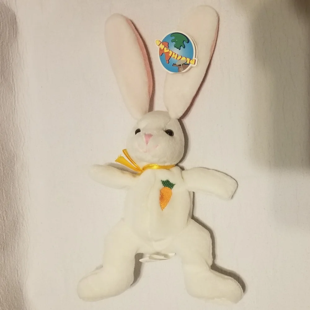 Like new 1999 Plushland white bunny - Picture 2 of 7